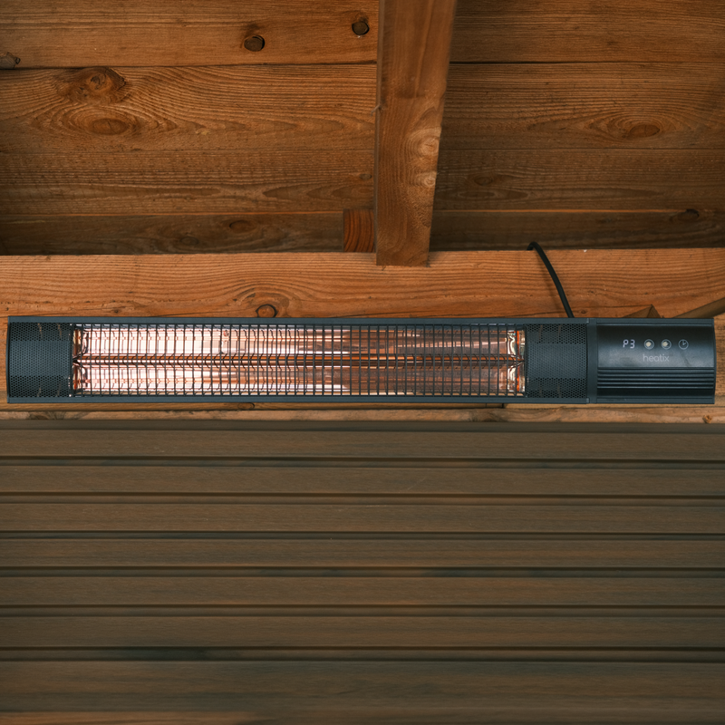 Carbon Rose Gold Heater 2000W – Wandmodel Terrasverwarmer