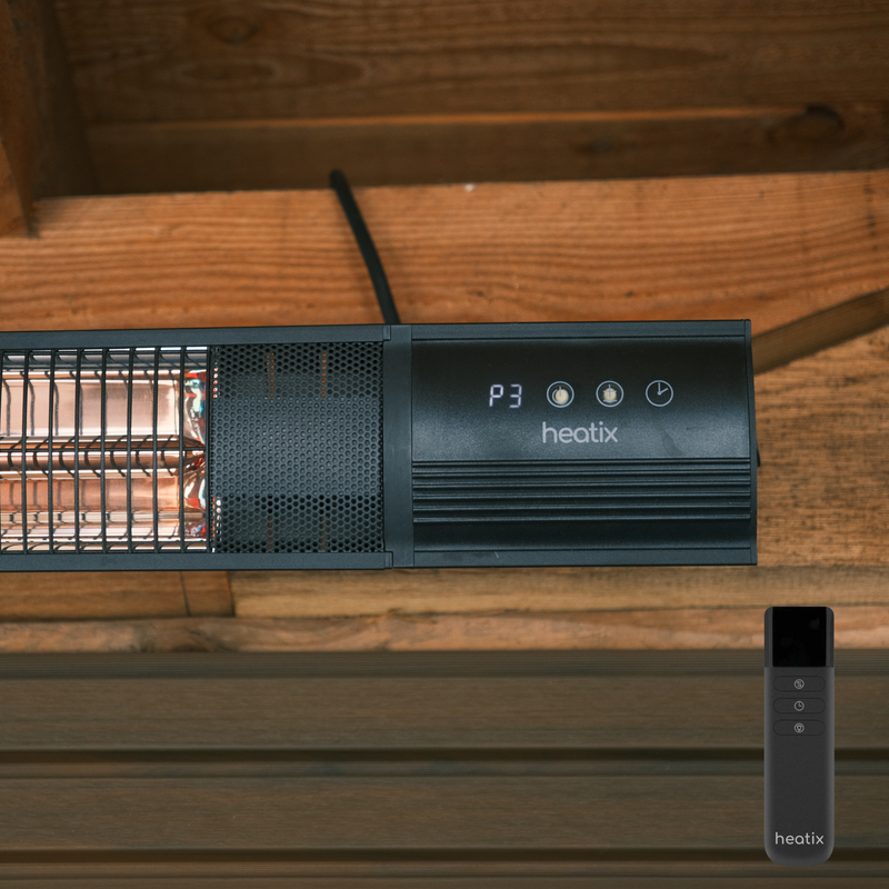 Carbon Rose Gold Heater 1500W – Wandmodel Terrasverwarmer