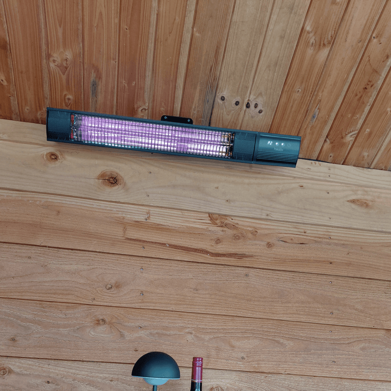 Carbon Rose Gold Heater 2000W – Wall Mounted Patio Heater